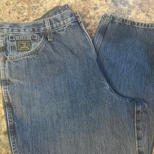 Cinch Classic Blue Denim Jeans MEN'S GREEN LABEL RIGID - DARK STONE size 38x32